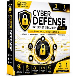 Cyber Defense Internet Security Plus (3Devices / 1 Year)