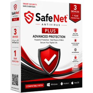 Safe Net Antivirus Plus (3 Devices / 1 Year)